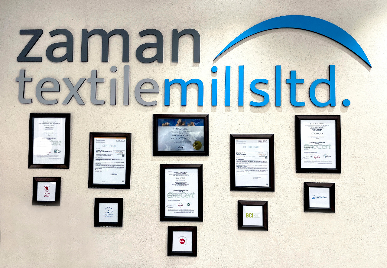 Certifications Zaman Textile